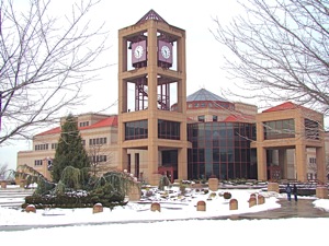 library and clock tower queens college
