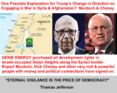 genie energy company rupert murdoch genie energy company syrian golan heights dick cheney syrian golan heights genie energy oil co