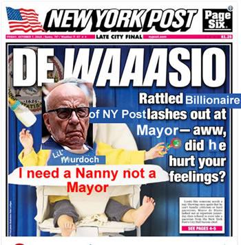 ny post propaganda ny post fake news ny post murdoch de blasio