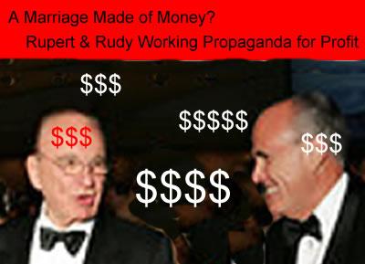 rupert murdoch rudy giuliani 2007 banquet propagandist fake news and puppet propaganda pol nyc