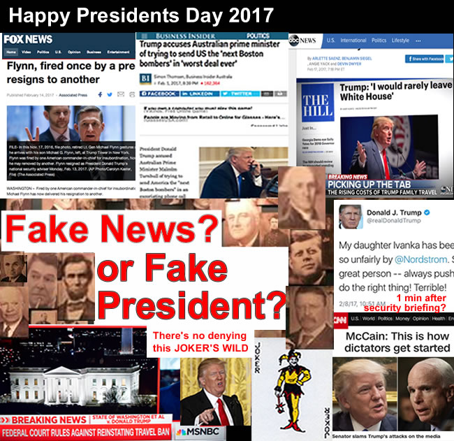 fake news or fake president